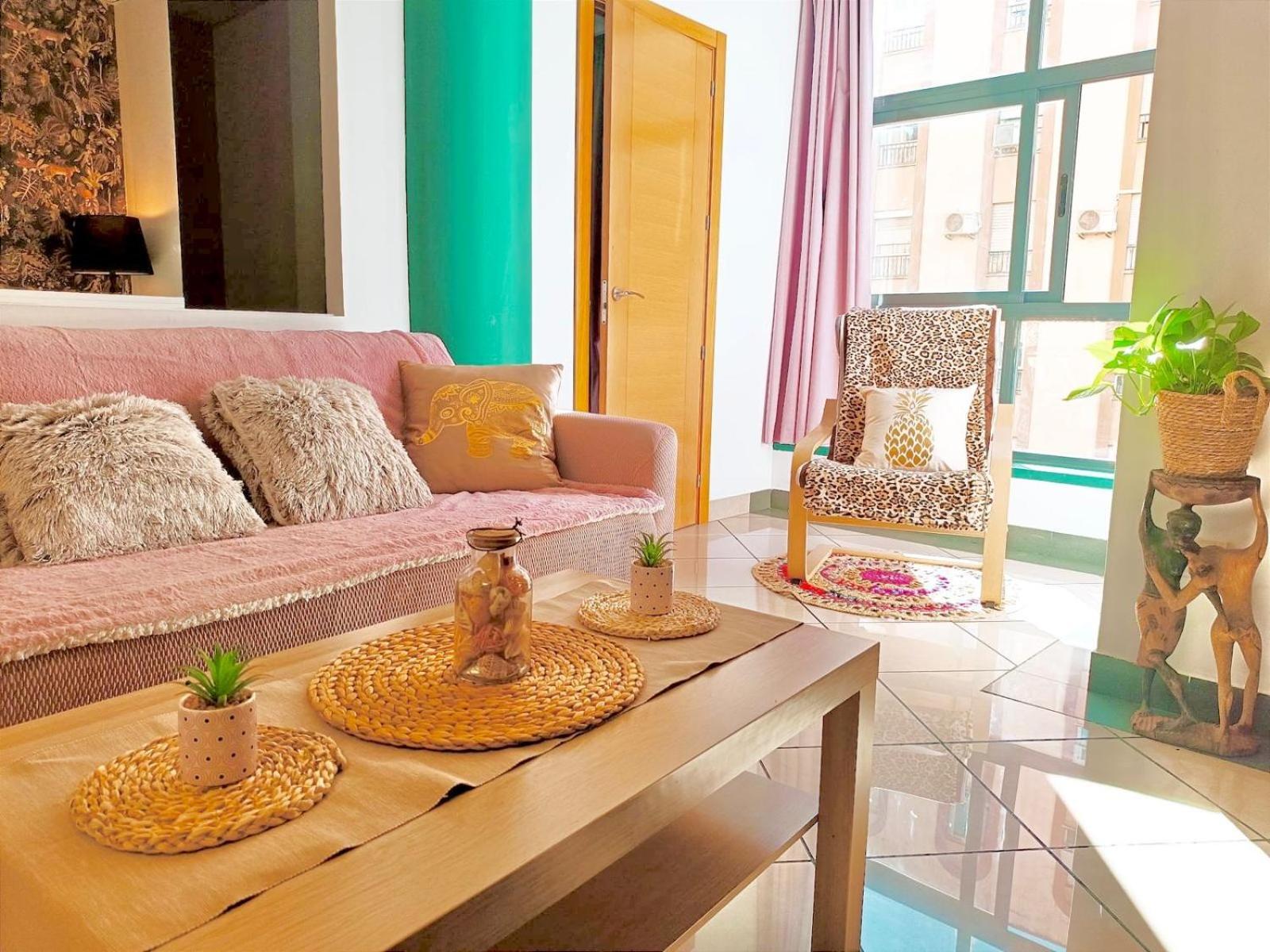 Apartamento El Bambu Cerca Del Mar Malaga Bagian luar foto