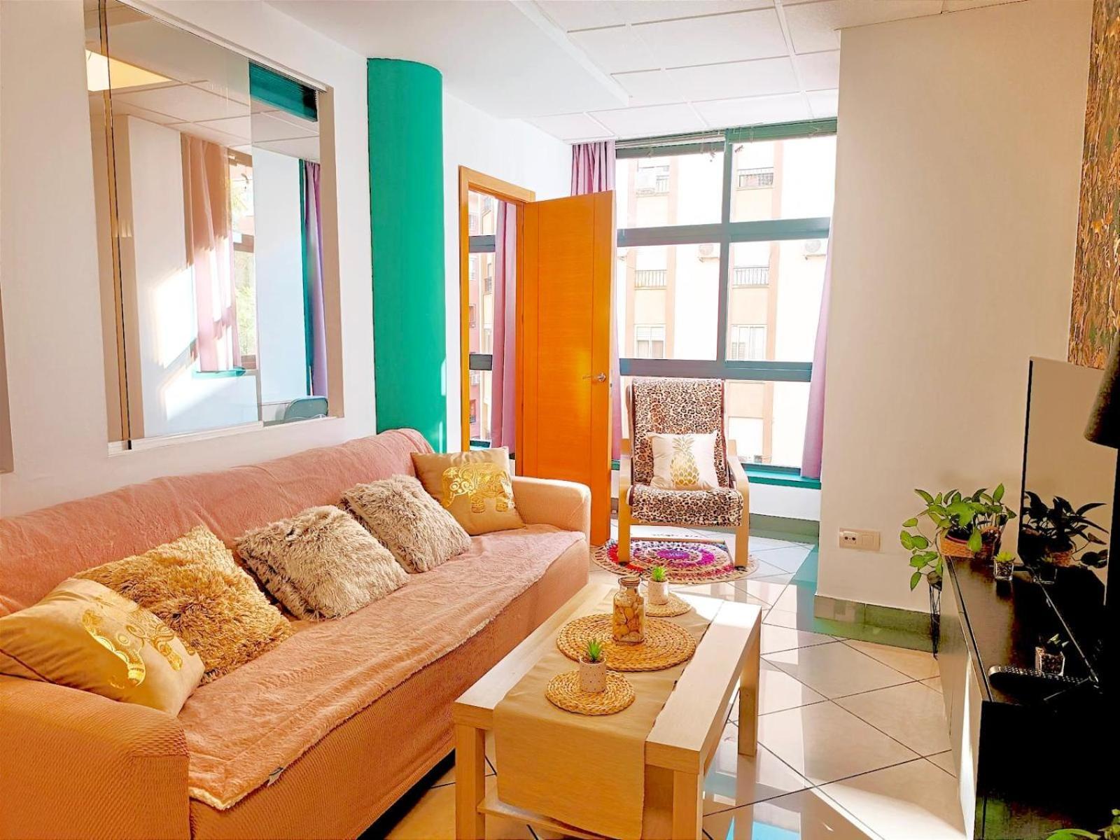 Apartamento El Bambu Cerca Del Mar Malaga Bagian luar foto